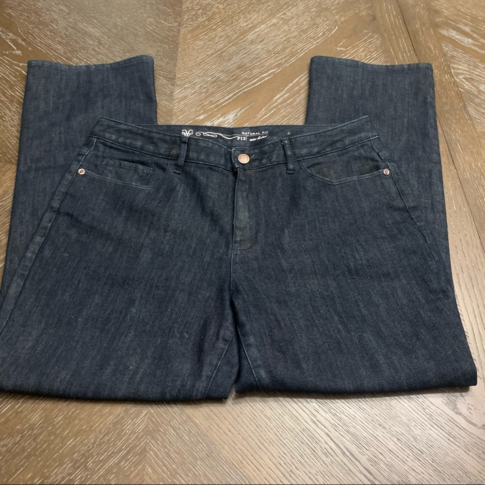 Coldwater Creek natural fit mini bootcut jeans Size 12P